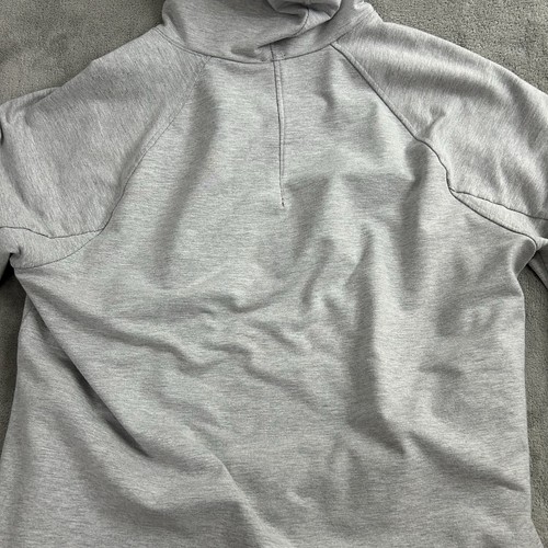 Lululemon Hoodie Mens Large Light Gray City Sweat Sweatshirt Active Pullover Gym - Picture 10 of 11