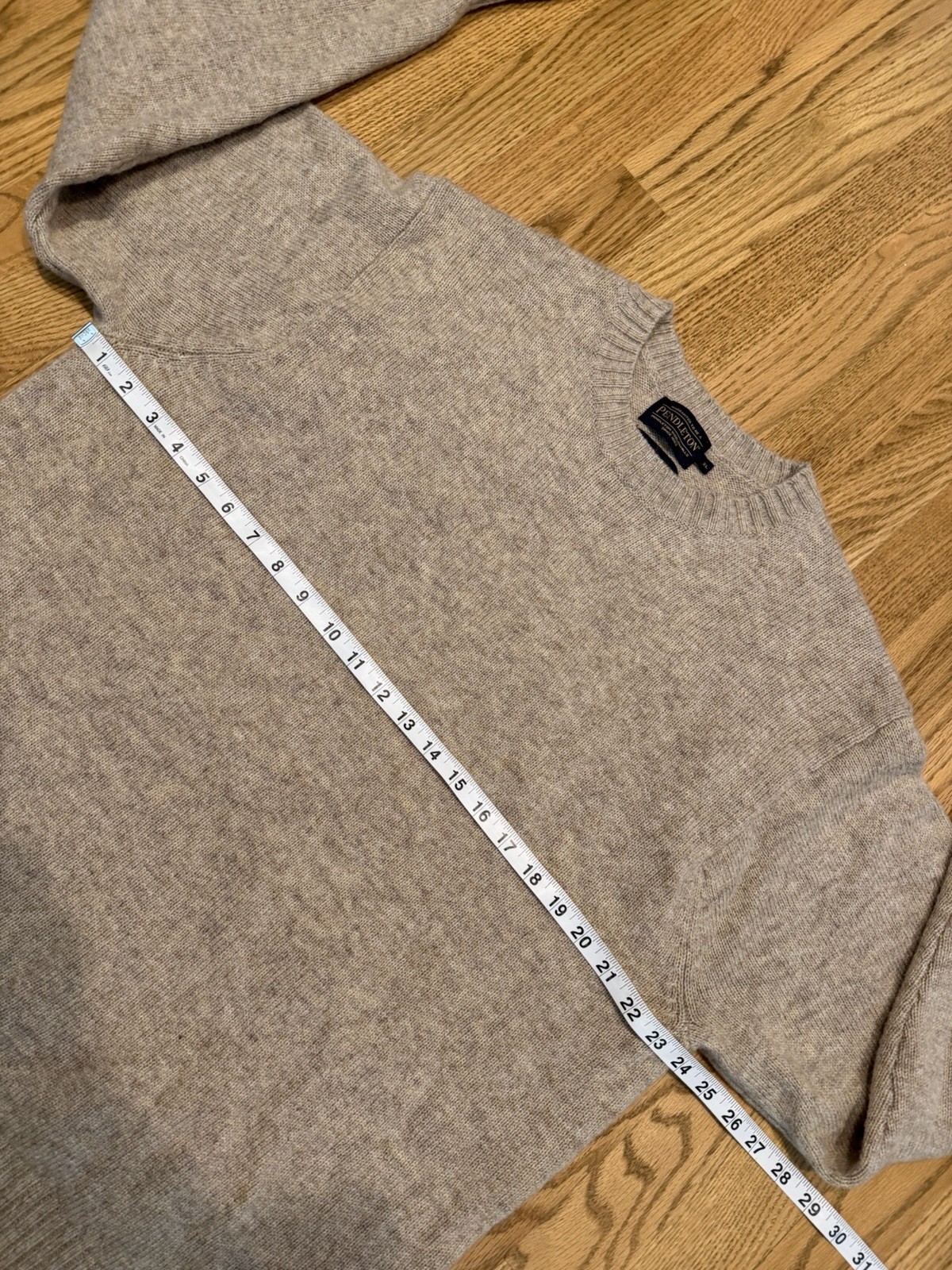 Pendleton 100% Shetland Washable Wool Crewneck Kn… - image 10