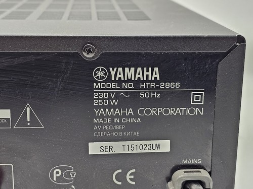 Yamaha HTR-2866 AV Receiver - For Parts, Cosmetic Wear - Picture 7 of 11