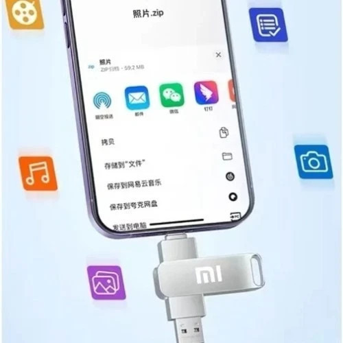 USB 3.0 Flash Drive Metal 161TB 8TB 4TB 2TB High Speed Pen Drive U Disk 2-in-1 - Picture 3 of 11