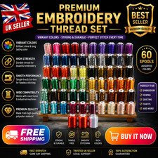 Polyester Embroidery Thread 500M Spools Brother Babylock Janome Singer