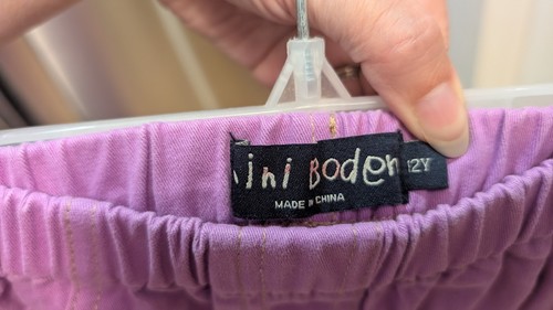 Adorable Mini Boden Pants Size 12 Kids - Picture 3 of 3