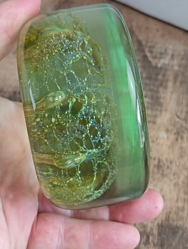 Vintage Mdina Glass Jellyfish Paperweight Signed - Picture 14 of 14