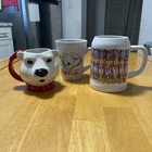 Vintage Coca Cola Mugs Set Of 3