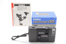   NMINT BOX  Konica RECORDER BLACK Half Frame Point  Shoot Film Camera From Japan
