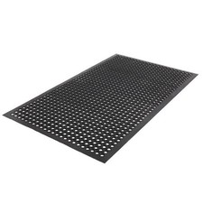 Multi-functional Anti-fatigue Drainage Rubber Non-slip Hexagonal Mat 150 90cm US