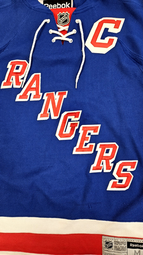 NHL #24 Callahan Captain New York Rangers REEBOK Hockey Premier Jersey Sz MEDIUM - Picture 3 of 19