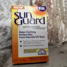 Rit Sun Guard UPF 30 Laundry Aid Treatment UV Protection 1oz in Box