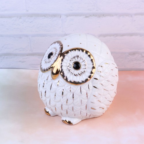 Minimalistische Keramik Eule Ornament Keramik nordischer Stil Eule Figur Dekoration - Bild 8 von 11