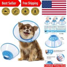 Elizabethan Recovery Collar for Small Dogs  Cats - Soft and Adjustable Design