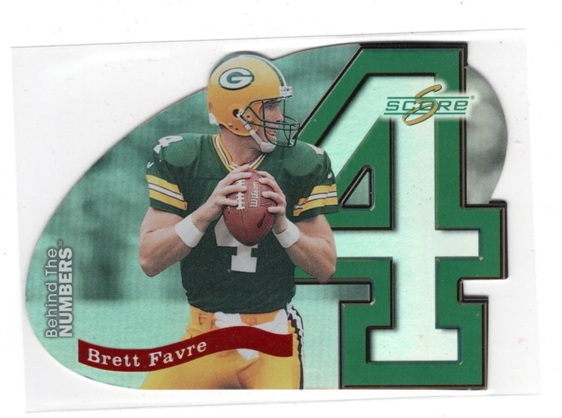 1999 Score Supplemental Behind The Numbers #713/1000 Brett Favre #BN4