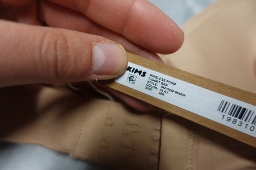 Sujetador Camiseta Skims 36B Arcilla Forma Inalámbrica DM-DEM-9540W NUEVO CON ETIQUETAS - Imagen 7 de 7
