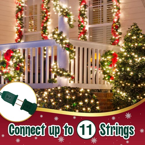 Clear Warm White Christmas Tree Lights - 35, Green -  - Bild 4 von 6