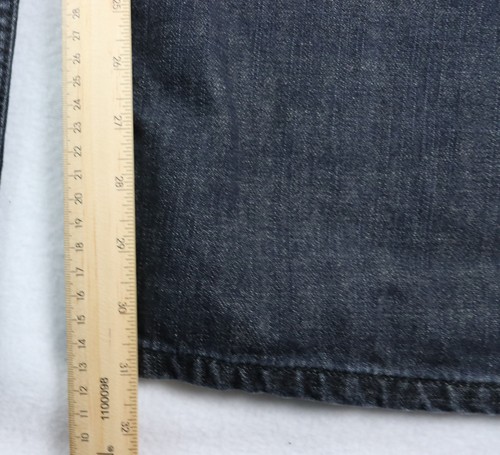 Ecko Unltd Jeans Mens 40x31 Blue Baggy Green Embroidery Denim Streetwear Pants - Picture 7 of 12