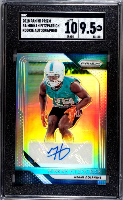 Minkah Fitzpatrick Panini Prizm Rookie Autographs #RAMF Gold