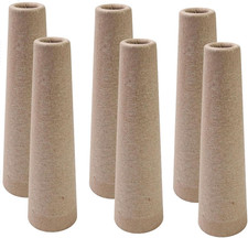 6Pcs Yarn Cones Holder Wool Winding Paper Tube Knitting Wool Winder Tubes for Cr