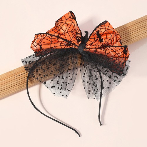 Halloween Pumpkin Headbands Orange Bow for Girl Women Hair pumpkin  - Picture 8 of 8
