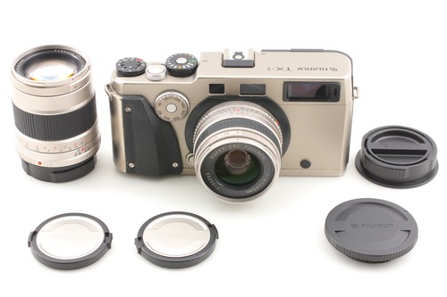 [COMO NUEVA CT 048] Cámara fotográfica telémetro Fujifilm TX-1 con 45 mm 90 mm F/4 de JAPÓN - Imagen 2 de 13