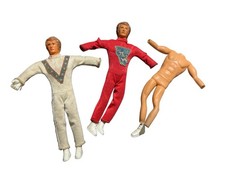 Product Image: PARTS Vtg 1972 Ideal Evel Knievel 3 Pc Figure Lot & 2 Outfits Original Authentic