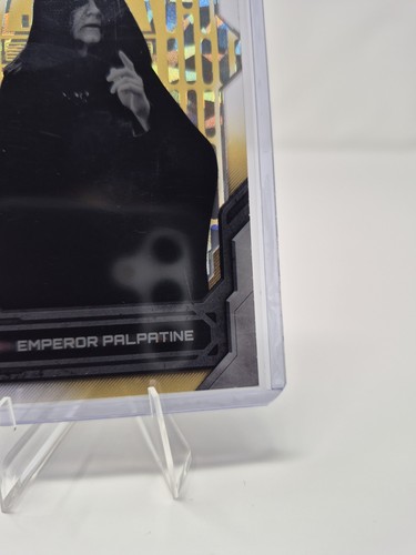 2024 Topps Star Wars High Tek - Emperor Palpatine - Black & White Variant 8/50 - Bild 5 von 6