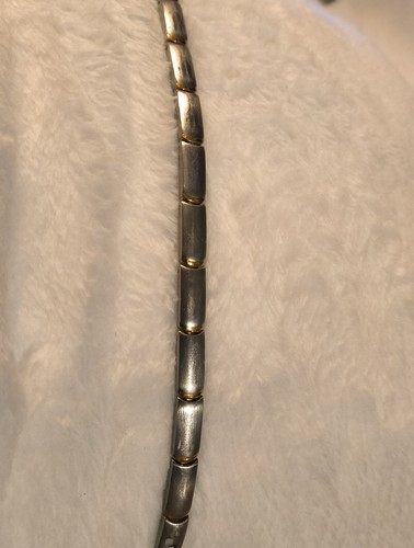 Jeffrey Scott Pinnacle Titanium Stainless Steel Bracelet Magnetic Gold Silver - Picture 11 of 15