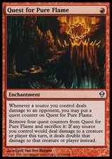 MTG English Quest for Pure Flame NM Normal Zendikar
