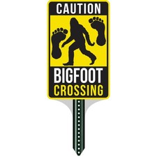 Big Foot Yard Sign Sasquatch Garden Decor Decorative Sign for Lawn Outdoor