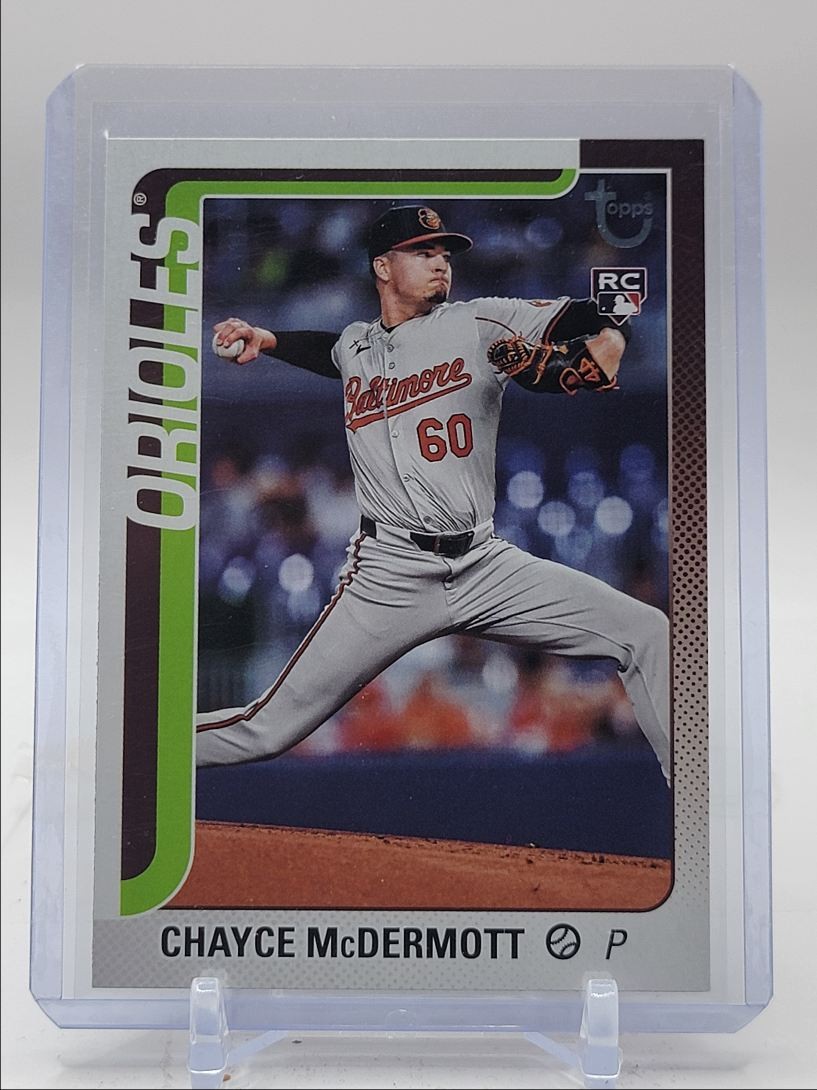 CHAYCE MCDERMOTT 2025 TOPPS SERIES ONE ROOKIE VINTAGE STOCK RC /99 Q4597