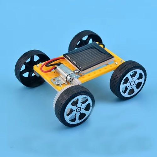 DIY Assembled Mini Solar Powered Toy Car for Kids Children - Picture 4 of 9