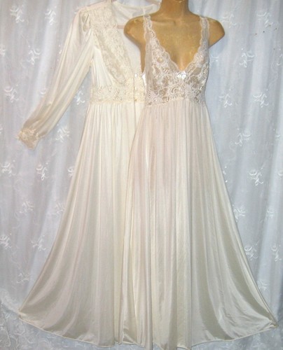 Shadowline® Long Lace Bodice Nightgown PERI FROST - 31737