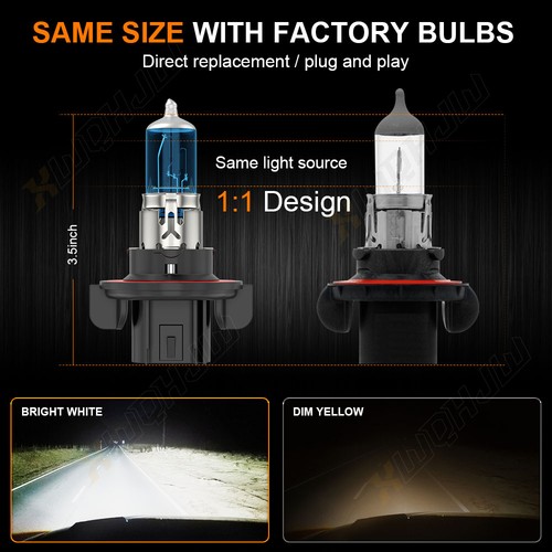 For KIA Soul 2014 2015 2016-2019 H13 9008 Halogen Headlight Bulb High Low Beam - Foto 9 di 10