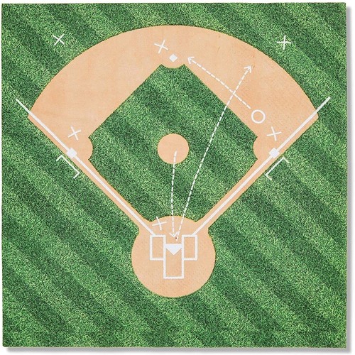 Baseball Birthday Party Pack, Dinnerware Set and Banner (Serves 24, 171 Pieces) - Picture 7 of 8