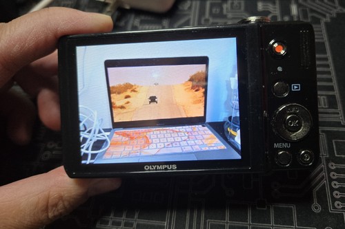 Olympus VR-320 Digital Camera 14MP, Black, HD 12.5" Zoom, Super Wide TESTED - Picture 4 of 6