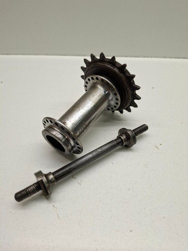 Vintage  Bicycle 1930's Very Rare Raleigh Front 32H & Rear Single Speed Hub 40H - Picture 20 of 24