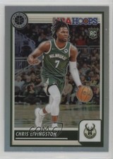 2023-24 Panini NBA Hoops Premium Stock Silver Prizm Chris Livingston #99 00c5