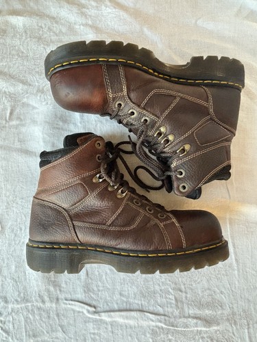 Stivali antinfortunistici Dr. Doc Martens industriali punta acciaio uomo 11 M pelle antiscivolo - Foto 4 di 19