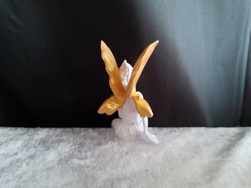 Deko-Figur/Kantenhocker/neu/Engel/goldfarbene Flügel/weiß/gold - Bild 5 von 5