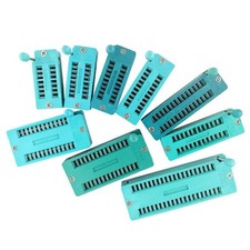 2PCS Quality IC Lock Seat ZIF Test Socket Universal 14/16/18/20/24/28/40Pin  A