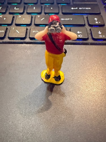 minifigure turistica vintage binocolo treno persone corsa tifoso scala ho - Foto 1 di 6