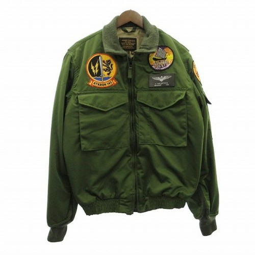 Cockpit USA G-8 Flight Jacket Patch Military Khaki 38 Approx M IBO63 0214 Used 2