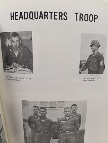 Vtg 2nd Squadron 1st Calvary 1967 Troops B/W Photo History Book - Picture 5 of 13