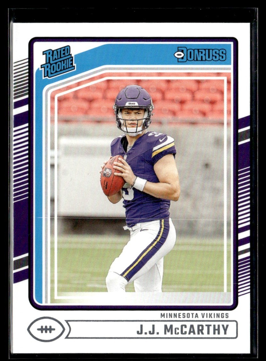 2024 Donruss J.J. McCarthy Rookie Minnesota Vikings #303