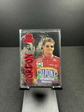 1997 Wheels Jeff Gordon Red Wolf Promo Card #P2 NASCAR Racing