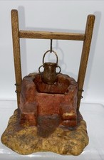 Santon creche DEVINEAU  le Puits  11 cm de haut Taille 3