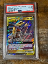 POKEMON 2019 Unified Minds GARCHOMP GIRATINA GX #146 PSA 8 RARE Sun Moon