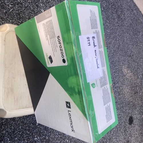 GENUINE NEW SEALED Lexmark 50F0Z00 Black Imaging Unit MS MX 310 410 510 610 Seri - 第 1/6 張圖片