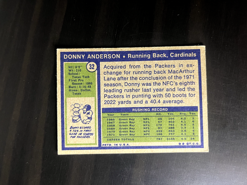 1972 Topps Football #1-263 You-Pick. Complete-Your-Set. EX-NM-NM+. Combined Ship - Picture 45 of 261