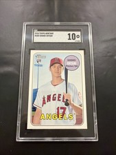 2018 Topps Heritage Shohei Ohtani RC #600 SGC 10 Gem Mint