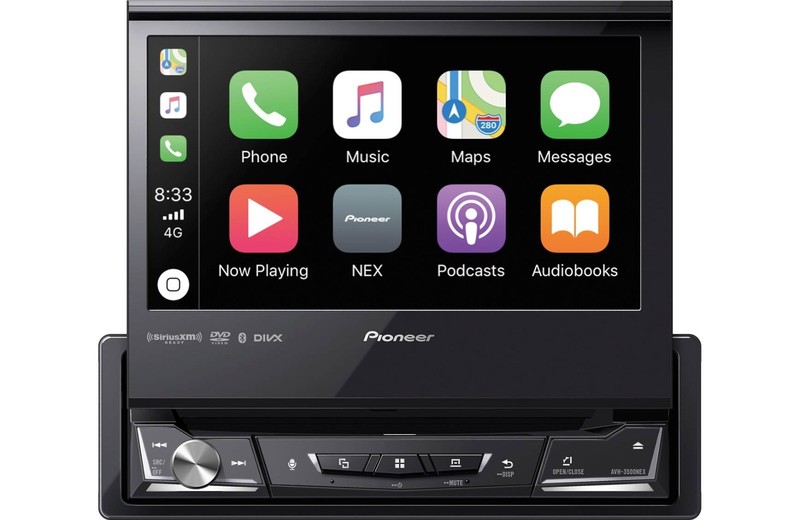 Pioneer AVH-3500NEX DVD/CD Flip-out touch Receiver CARPLAY Bluetooth VOLUME KNOB
