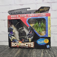 2011 Transformers Bot Shots Game Figures Acid Storm, Megatron & Nemesis Prime 
